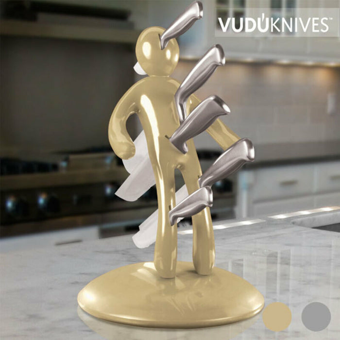  Set Suport și Cuțite Vudú Knives Supreme (5 piese)