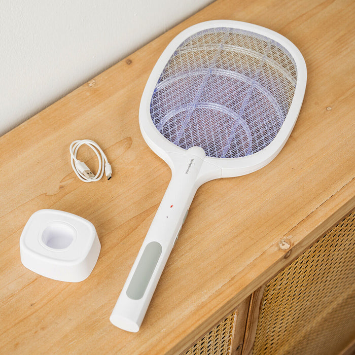 Paletă pentru uciderea insectelor, reîncărcabilă 2 în 1 cu lumină UV Elecfly InnovaGoods